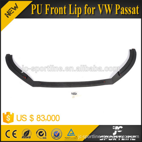 Euro Version PU Front Bumper Lip for VW Passat GT 2012 2013